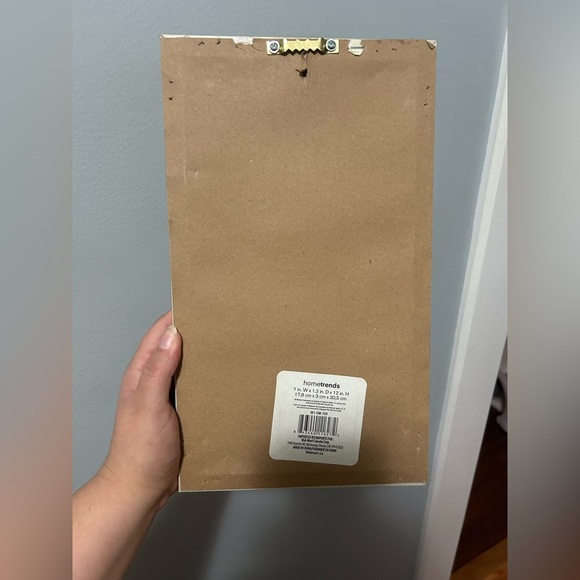 Hometrends rustic cow hanging wall art - Picture 3 of 5